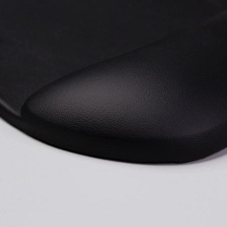 Wozinsky Podkładka pod Mysz i Nadgarstek żelowa Eco skóra duża antypoślizgowa - czarna