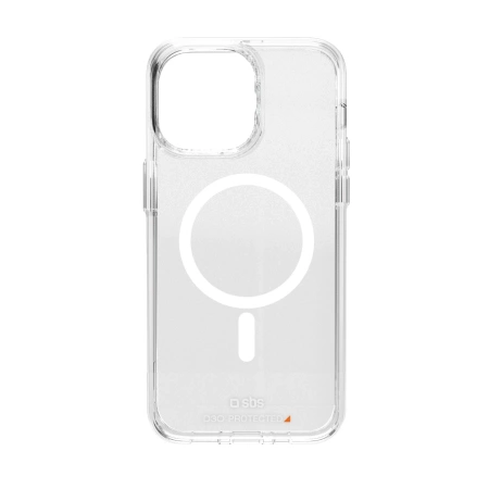 SBS D3O MagSafe Hülle für iPhone 15 Pro Max – transparent