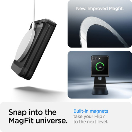SPIGEN TOUGH ARMOR PRO MAG MAGSAFE GALAXY Z FLIP 7 BLACK