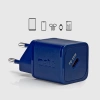 Ładowarka sieciowa SBS TETRGAN1C20B 20W GaN z Power Delivery - niebieska