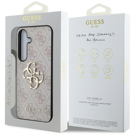 GUESS SAMSUNG S25+ GUHCS25M4GMGPI BIG LOGO PINK