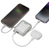 PowerBank 3w1 Bazic Fusion Mini 10000mAh kabel USB-C/Lightning szary