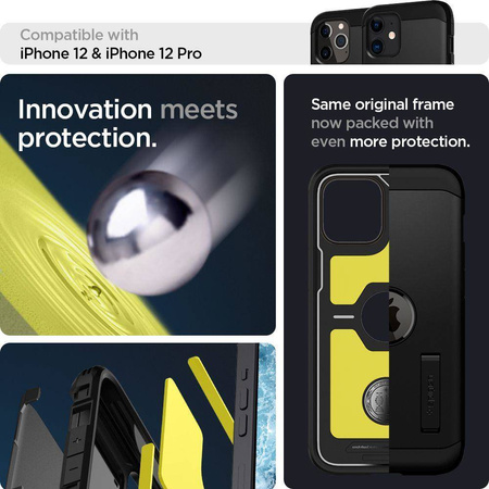 Spigen Tough Armor iPhone 12 Pro / iPhone 12 Black