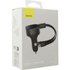 Ładowarka samochodowa 2w1 33W 2x USB C (męskie) Baseus Enjoyment - czarna