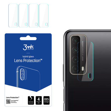 Szkło hybrydowe na Aparat HUAWEI P SMART 2021 obiektyw 3MK Flexible Glass Lens
