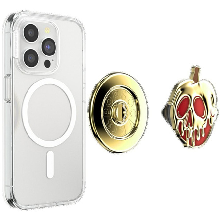 Uchwyt i podstawka do telefonu           Popsockets Round Disney Enamel Poison Apple MagSafe złoty 114075