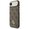 Guess 4G Strass Logo MagSafe Case für iPhone Air - Braun