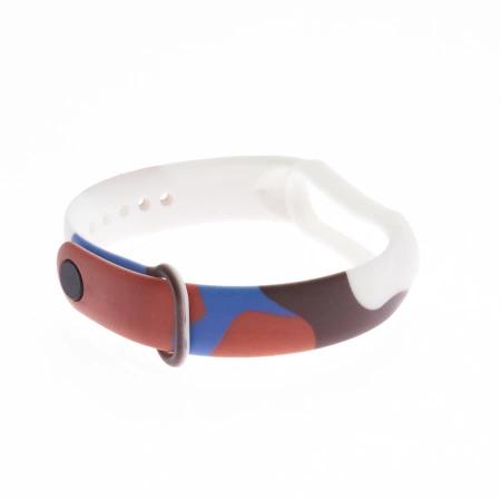 Strap Moro opaska do Xiaomi Mi Band 5 / 6 silikonowy pasek bransoletka do zegarka wzór 8