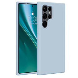 Nakładka Etteri Silicone Case do Samsung Galaxy S23 Ultra jasnoniebieska