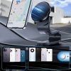 Wozinsky WCZ2Y2S Magnetische Autohalterung mit 15W MagSafe Induktives Ladegerät für das Autocockpit - Schwarz