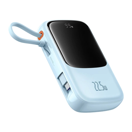 Baseus Qpow Pro+ 22,5 W 10000 mAh USB-C Powerbank – blau