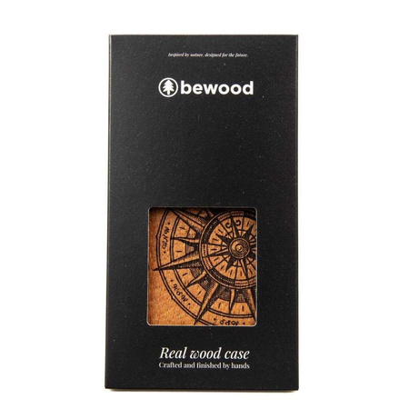 Holzhülle für iPhone 14 Pro Bewood Traveler Merbau