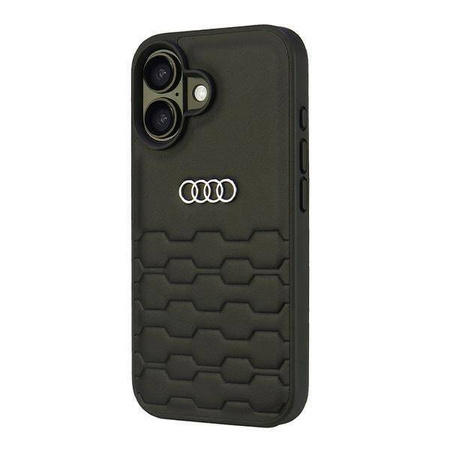 Audi nakładka Synthetic Leather do iPhone 16 6.1" czarna