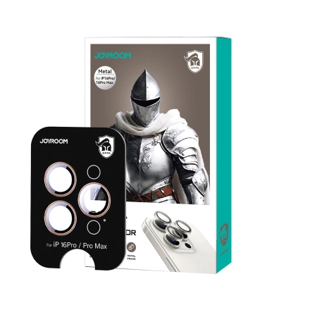 Joyroom JR-MFY0262 protective glass for iPhone 16 Pro/16 Pro Max lenses - titanium