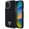 Oryginalne Etui IPHONE 16 PRO MAX Guess Denim Triangle Logo MagSafe czarne