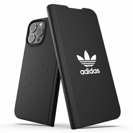Original Handyhülle IPHONE 13 PRO MAX Adidas OR Booklet Case BASIC schwarz