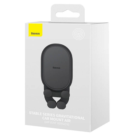 UCHWYT SAM BASEUS STABLE GRAWITACYJNY DO KRATKI WENTYLACYJNEJ BLACK