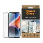 Tempered Glass 5D IPHONE 14 / 13 PRO / 13 PanzerGlass Ultra-Wide Fit Screen Protection Anti-reflective Antibacterial Easy Aligner Included (2787)