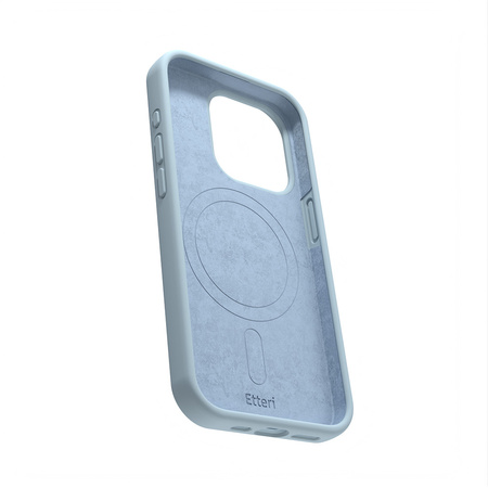 Nakładka Etteri Silicone Mag do Samsung Galaxy S25 jasnoniebieska