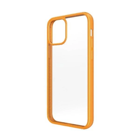 Etui PanzerGlass ClearCase na iPhone 12 / 12 Pro - przezroczysto-pomarańczowe