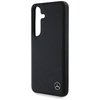 Original Handyhülle SAMSUNG GALAXY S25 Mercedes Leather Horizontal Debossed Curves MagSafe schwarz