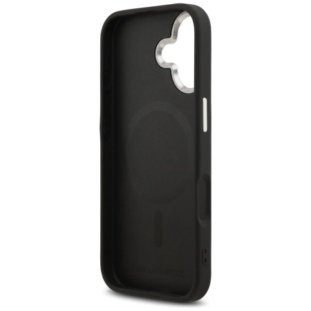 Etui Karl Lagerfeld Choupette Pin MagSafe do iPhone 17 - czarne