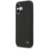 Mercedes Leather Large Laurel Leave MagSafe Case for iPhone 17 - Black