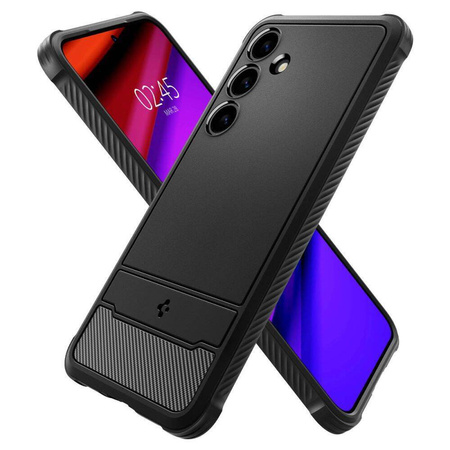 Spigen Rugged Armor Hülle für Samsung Galaxy S24+ - Mattschwarz