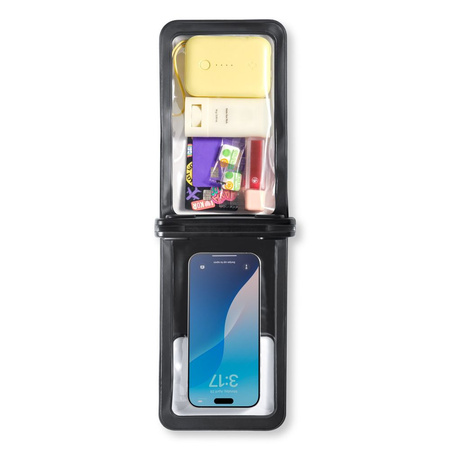 Spigen A603 Universal Waterproof Case - Etui wodoodporne do smartfonów do 6.9" (Black)