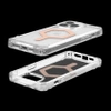 UAG Plyo Magsafe - Schutzhülle für iPhone 15 Pro Max kompatibel mit MagSafe (Eis-Roségold)