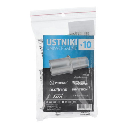 Uniwersalne ustniki z atestem PZH (10 sztuk w paczce)