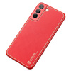 Dux Ducis Yolo eleganckie etui pokrowiec ze skóry ekologicznej Samsung Galaxy S22 czerwony
