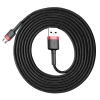 Baseus Cafule Cable - Dwustronny kabel połączeniowy micro USB na USB QC 3.0, 1.5 A, 2 m (czerwony/czarny)
