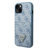 Etui IPHONE 13 MINI Guess Hardcase 4G Triangle Logo Cardslot (GUHCP13SP4TPB) niebieskie