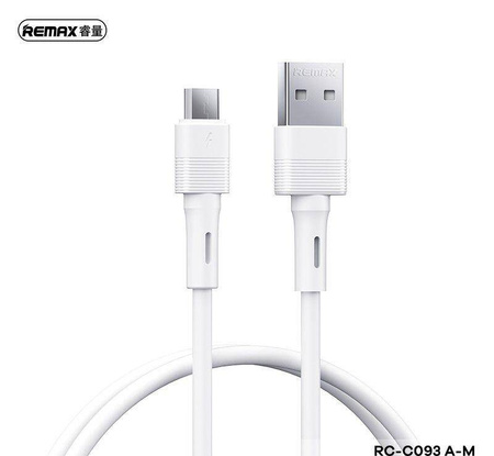 KABEL REMAX LEYA SERIES RC-C093 2.4A USB/MICRO USB 1M WHITE