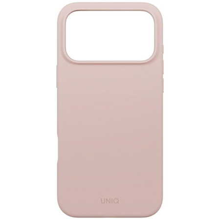 Etui UNIQ Lino do iPhone 17 Pro Max      Magclick Charging różowy