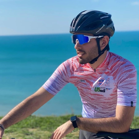 Rockbros 10183 polarisierende Fahrradbrille – blau