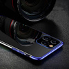 Clear Color case żelowy pokrowiec etui z metaliczną ramką Samsung Galaxy S21+ 5G (S21 Plus 5G) czerwony