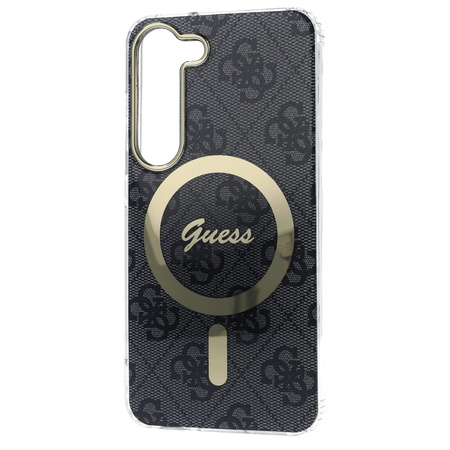 Guess GUHMS23MH4STK S23+ S916 czarny/black hardcase 4G MagSafe
