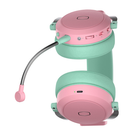 Cooler Master CH351-MC gaming headphones (green - pink)
