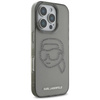 Original Case IPHONE 16 PRO Karl Lagerfeld Hardcase IML Rhinestones Karl Head black