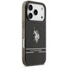 Etui US Polo DH and Bottom Stripe Logo MagSafe do iPhone 17 Pro czarny
