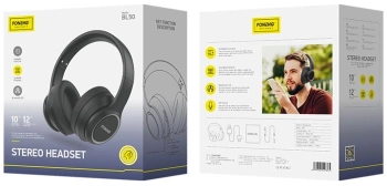 FONENG wireless headphones BL50 Black