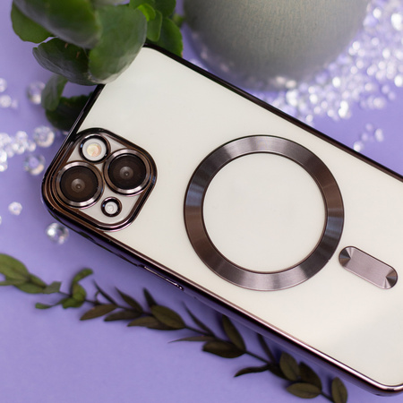 Nakładka Color Chrome Mag do iPhone SE 2024 czarna