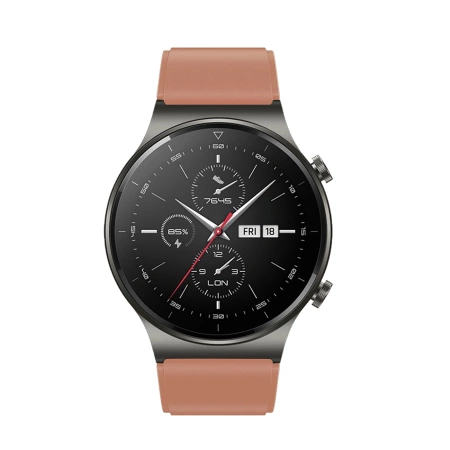 Silicone strap for Huawei Watch GT 2 / 3 / 4 / 2 Pro / 3 Pro / 4 Pro / GT 2e - burgundy