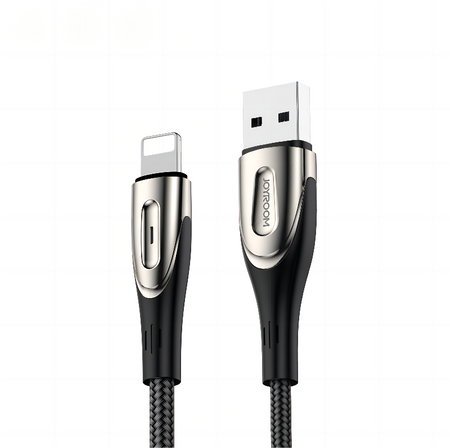 Joyroom Sharp Series kabel z szybkim ładowaniem USB-A - Lightning 3A 3m czarny (S-M411)