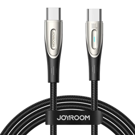 Joyroom Pioneer Series SA31-CC5 USB-C/USB-C-Kabel 240 W 1,2 m – Schwarz