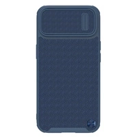 Nillkin Textured S Case for iPhone 14 Plus, armored cover with camera cover, blue