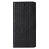 Magnetband Hülle Hülle für Samsung Galaxy S22+ (S22 Plus) Tasche Geldbörse + Mini Lanyard Anhänger Schwarz
