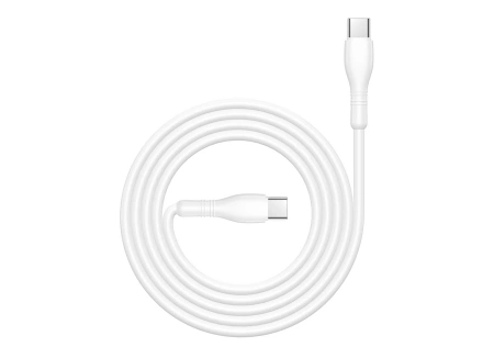JELLICO kabel B9 USB-C - USB-C PD 66W 1M Biały